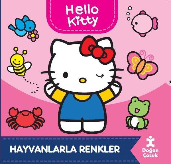Hello Kitty - Hayvanlarla Renkler | Doğan Çocuk (Ciltli)  - Resim 1