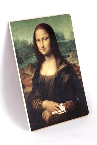 Mona Lisa Da Vinci 1503-06 - Vintage Serisi 4 | Retronote - Resim 1