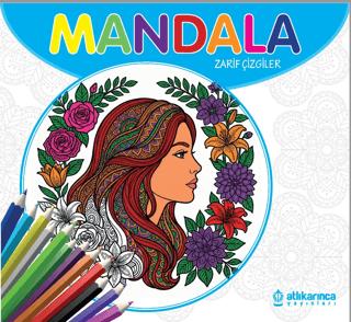 Mandala - Zarif Çizgiler | Atlı Karınca Yayınları (Ciltsiz)  - Resim 1