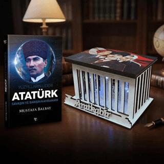 Yüzyılların Lideri Atatürk ve Kocatepe Ahşap Anıtkabir Işıklı Maket | Halk Kitabevi (Ciltsiz)  - Resim 1