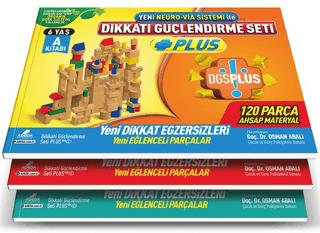 Dikkati Güçlendirme Seti Plus (3 Kitap Materyalsiz - 6 Yaş)