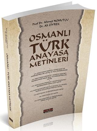 Osmanlı Türk Anayasa Metinleri | Savaş Yayınevi (Ciltsiz)  - Resim 1