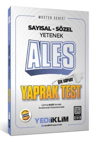 2025 Master Serisi ALES Sayısal-Sözel Yetenek Çek Kopart Yaprak Test | Yediiklim Yayınları (Ciltsiz)  - Resim 1