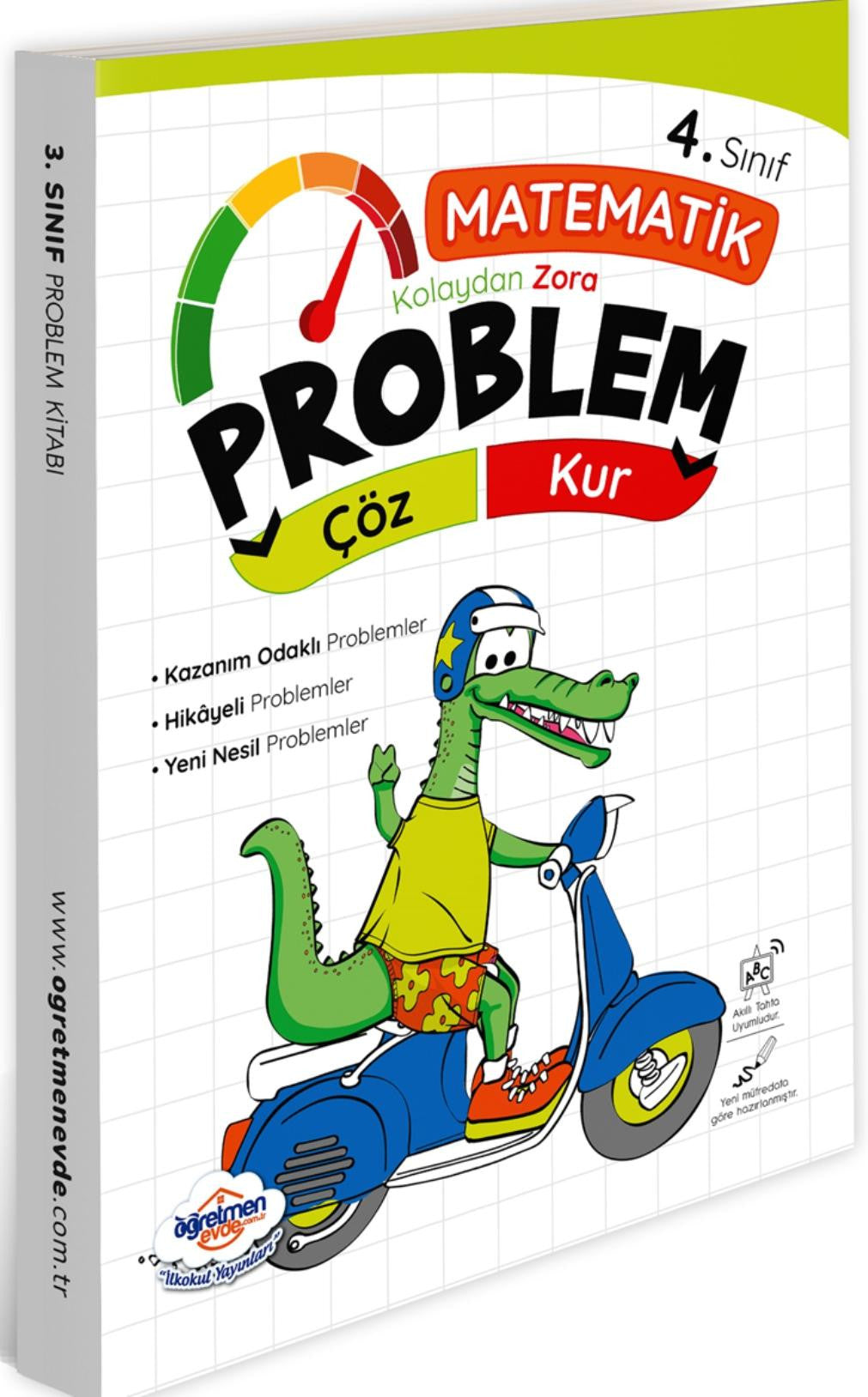 Öğretmen Evde Yayınları 4. Sınıf Problem Kur – Çöz Kitabı - Kolektif kitap kapağı