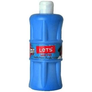 LETS Akrilik Boya 500 ml Mavi | Lets - Resim 1