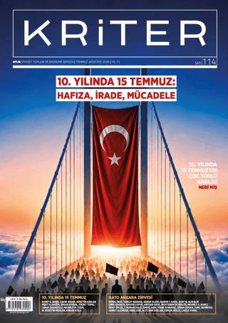 Kriter Aylık Siyaset Toplum ve Ekonomi Dergisi: Sayı 114 Temmuz - Ağustos 2026 | Kriter Aylık Siyaset Toplum ve Ekonomi Dergisi Yayınları (Ciltsiz)  - Resim 1