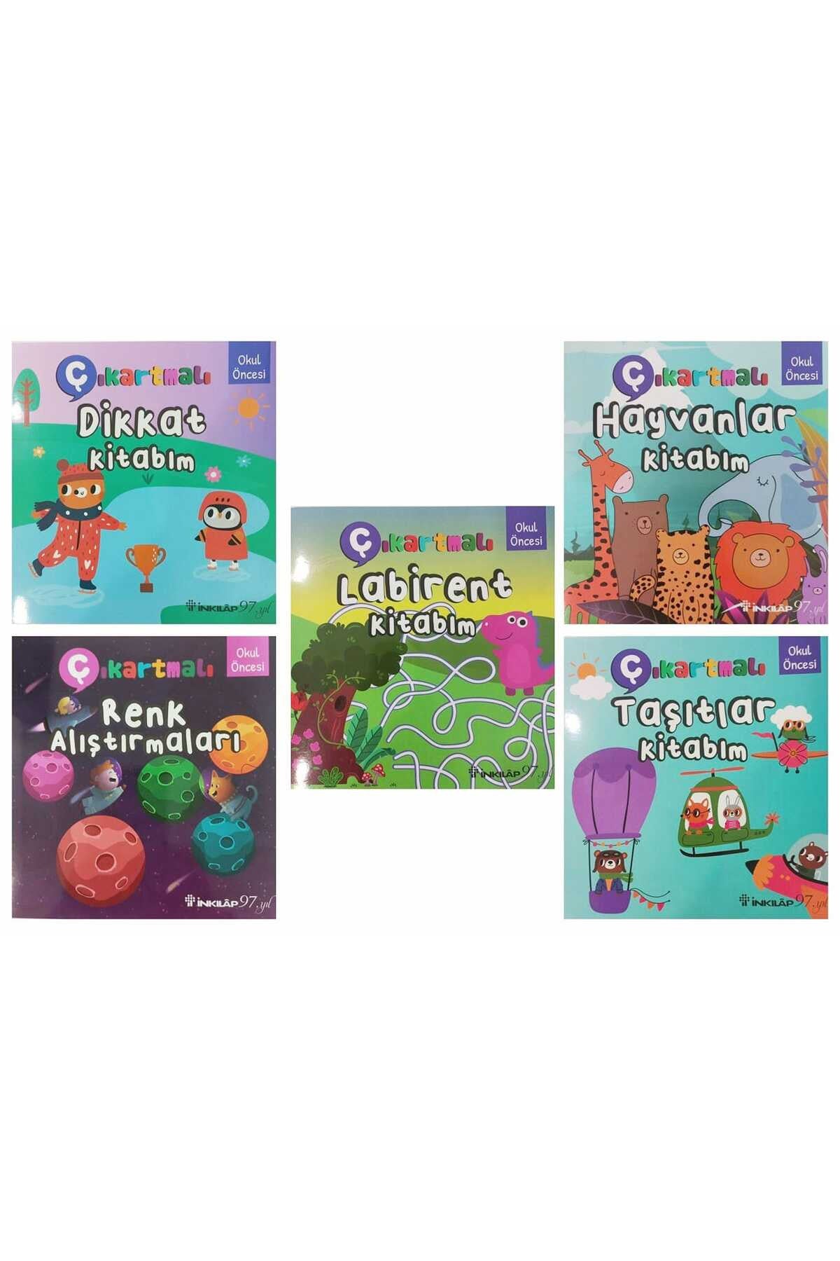 Okul Öncesi Çıkartmalı Kitaplar Serisi 5 kitap kitap kapağı