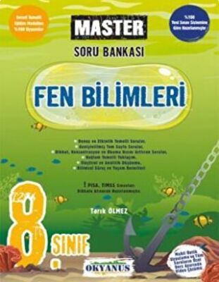 Okyanus 8. Sınıf Fen Bilimleri Master Soru Bankası - Kolektif kitap kapağı