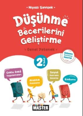 Okyanus Yayınları 2. Sınıf Junior Master Düşünme Becerilerini Geliştirme Genel Yetenek - Kolektif kitap kapağı