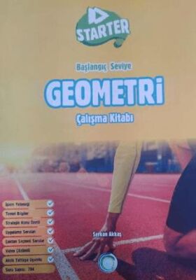 Starter Başlangıç Seviye Geometri Çalışma Kitabı - Serkan Akkaş kitap kapağı