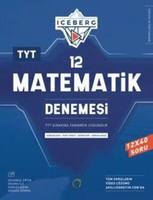Okyanus Yayıncılık Tyt Matematik Iceberg 12 Deneme - Kurbani Kaya kitap kapağı