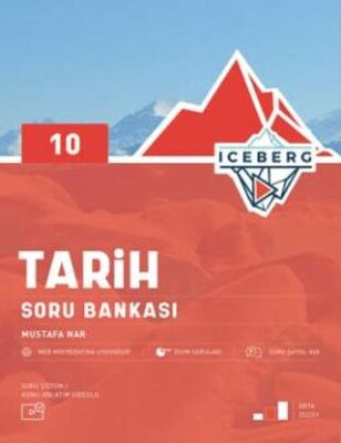 10. Sınıf Iceberg Tarih Soru Bankası - Mustafa Nar kitap kapağı