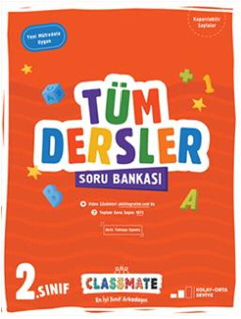 Okyanus Yayınları 2. Sınıf Classmate Tüm Dersler Soru Bankası kitap kapağı