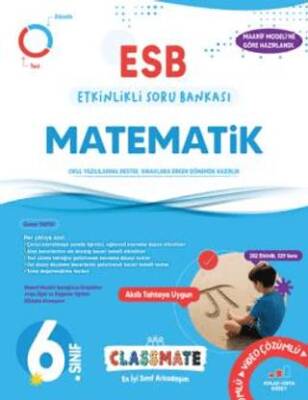 6. Sınıf Classmate Matematik Etkinlikli Soru Bankası - Kolektif kitap kapağı