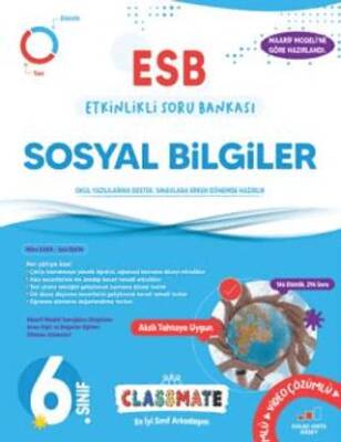 Okyanus Yayınları 6. Sınıf Sosyal Bilgiler Classmate Soru Bankası - Kolektif kitap kapağı