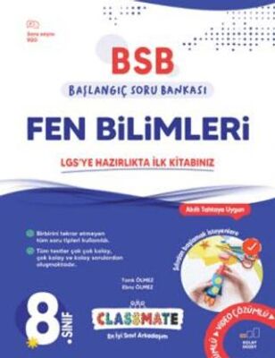 Okyanus 8. Sınıf Classmate Başlangıç Fen Bilimleri Soru Bankası Okyanus Yayınları - Kolektif kitap kapağı