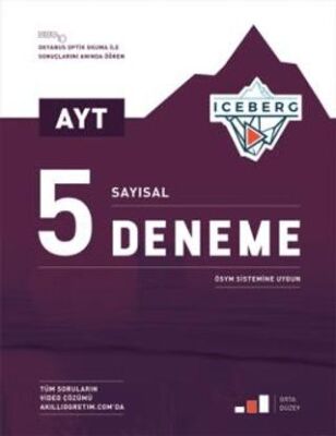 AYT Iceberg 5 Deneme Sayısal - Kolektif kitap kapağı
