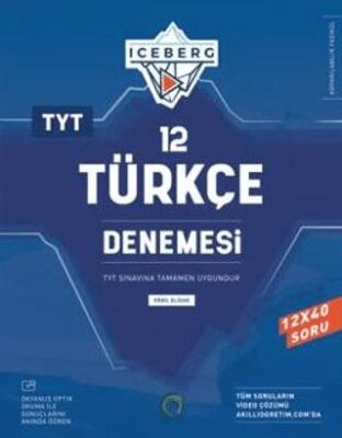 Okyanus Yayıncılık Tyt Iceberg 12 Türkçe Denemesi - Erbil Elidar kitap kapağı