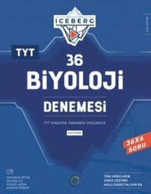 Okyanus Yayıncılık Tyt Iceberg 36 Biyoloji Denemesi - Elif Patan kitap kapağı