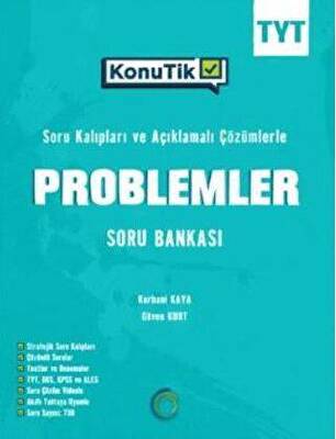 Okyanus Yayıncılık Tyt Konutik Problemler Soru Bankası - Kurbani Kaya kitap kapağı