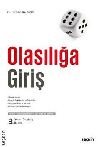 Olasılığa Giriş - Selahattin Maden kitap kapağı
