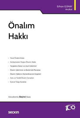 Önalım Hakkı - Erhan GÜNAY kitap kapağı
