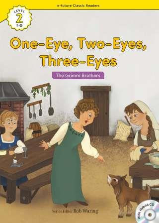 Nüans Publishing One-Eye, Two-Eyes, Three-Eyes + Hybrid CD (eCR 2) - Brothers Grimm kitap kapağı