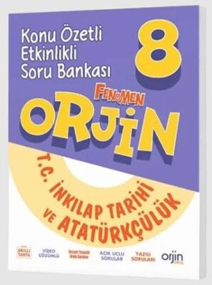 Orjin 8. Sınıf T.C İnkılap Tarihi ve Atatürkçülük Defteri - Kolektif kitap kapağı