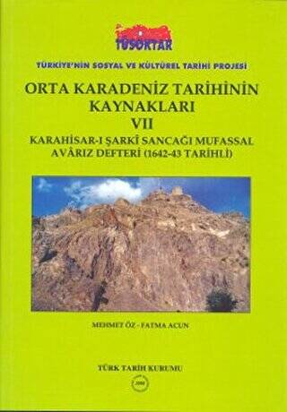 Orta Karadeniz Tarihinin Kaynakları - 7 - Mehmet Öz kitap kapağı