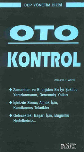 Rota Oto Kontrol - Donald H. Weiss kitap kapağı