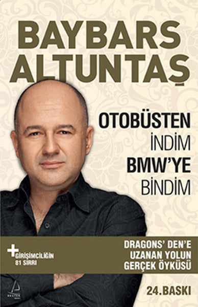 Otobüsten İndim BMW'ye Bindim - Baybars Altuntaş kitap kapağı