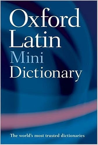 Oxford Latın Mını Dıctıonary kitap kapağı