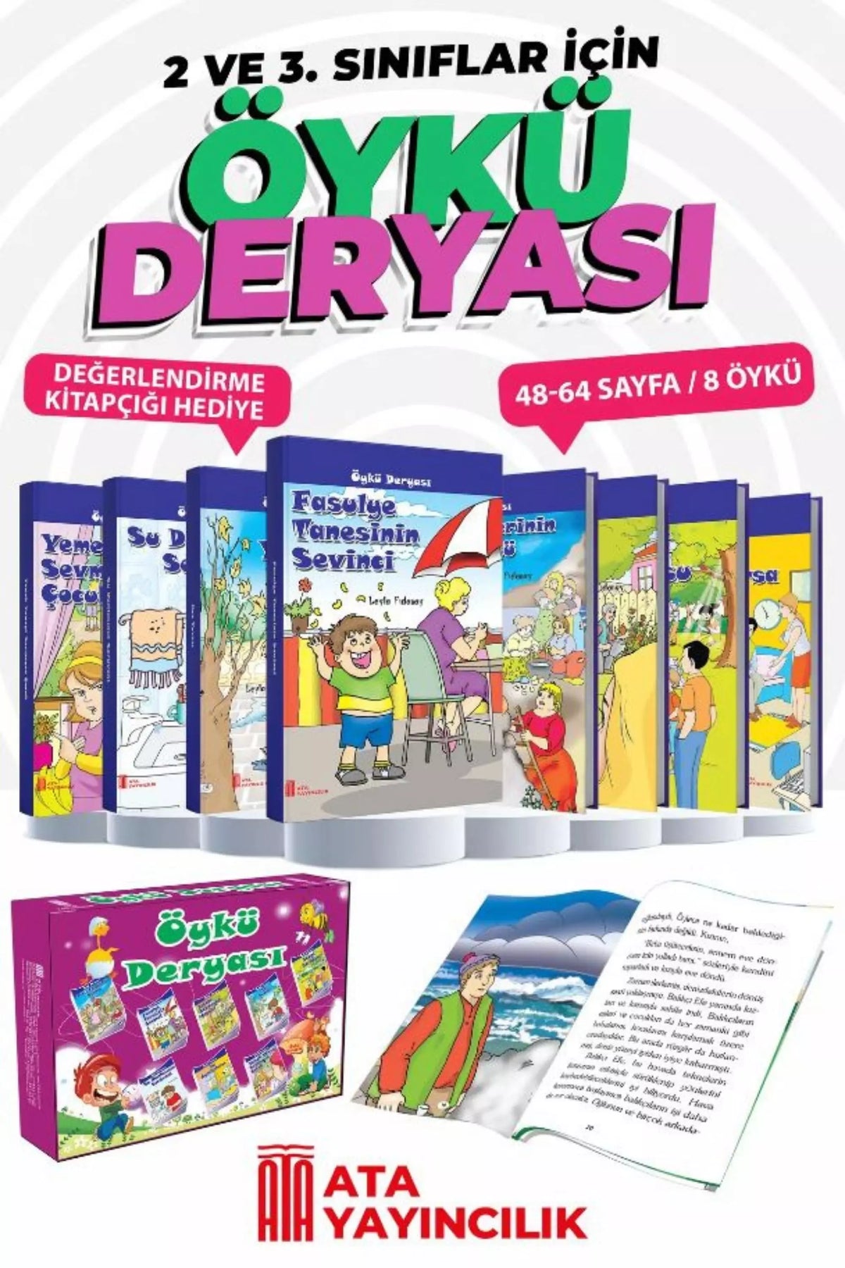 Öykü Deryası (2.3.Sınıflar) Ata Yayıncılık kitap kapağı