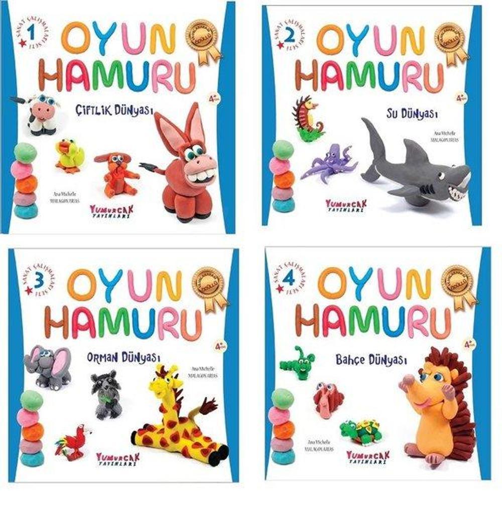 Oyun Hamuru Eğitim Seti-4 Kitap | Yumurcak Yayınları
