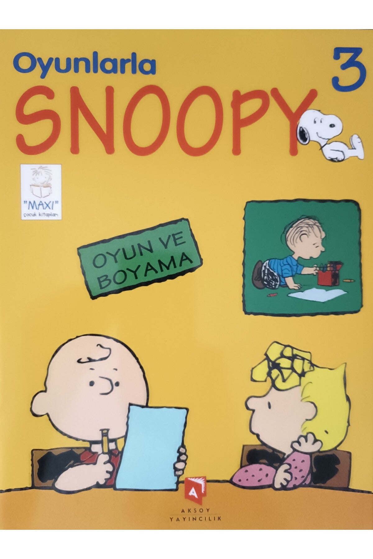 Oyunlarla Snoopy 3 kitap kapağı
