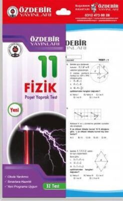 Özdebir Yayınları 11. Sınıf Fizik Çek Kopar Yaprak Test - Kolektif kitap kapağı