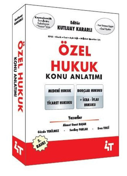 Özel Hukuk Konu Anlatımı - Kolektif kitap kapağı