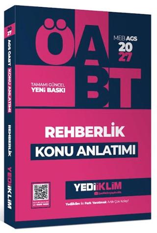 2027 MEB AGS ÖABT Rehberlik Konu Anlatımı | Yediiklim Yayınları (Ciltsiz)  - Resim 1