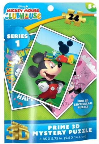 Disney Jr. Mickey Mouse Clubhouse Series 1 Prime 3D Mystery Puzzle - 24 Parça | Beta Oyuncak - Resim 1