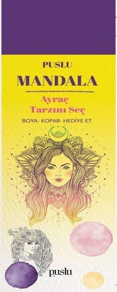 Mandala - Ayraç - Tarzını Seç | Puslu Yayıncılık (İnce Kapak)  - Resim 1