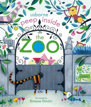 Peep Inside The Zoo | Usborne (Ciltli)  - Resim 1