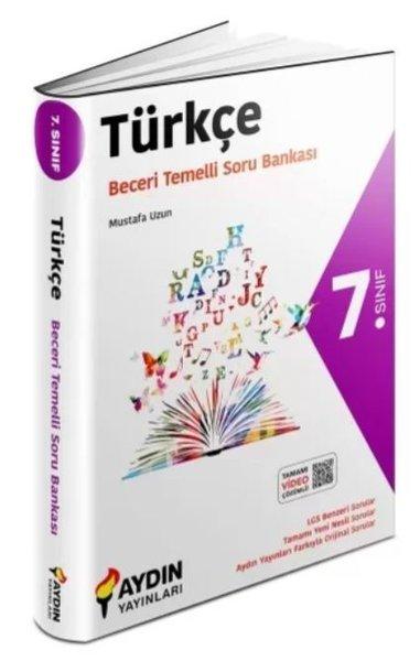 7. Sınıf Türkçe Beceri Temelli Soru Bankası | Aydın Yayınları (İnce Kapak)  - Resim 1