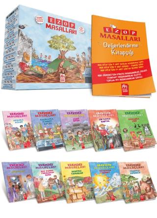 1. Sınıflar İçin Ezop Masalları Hikaye Serisi (10 Kitap) | Model Çocuk (Ciltsiz)  - Resim 1