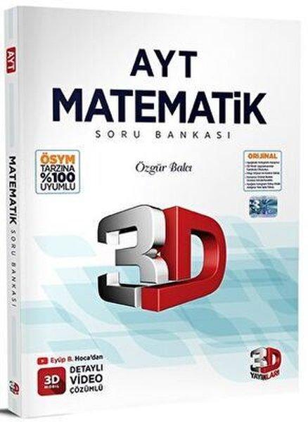 AYT Matematik Soru Bankası | 3D Yayınları (İnce Kapak)  - Resim 1