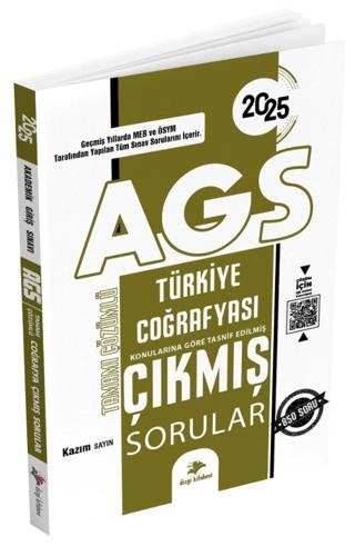 2025 MEB AGS Türkiye Coğrafyası Video Çözümlü Çıkmış Sorular | Dizgi Kitap (Ciltsiz)  - Resim 1