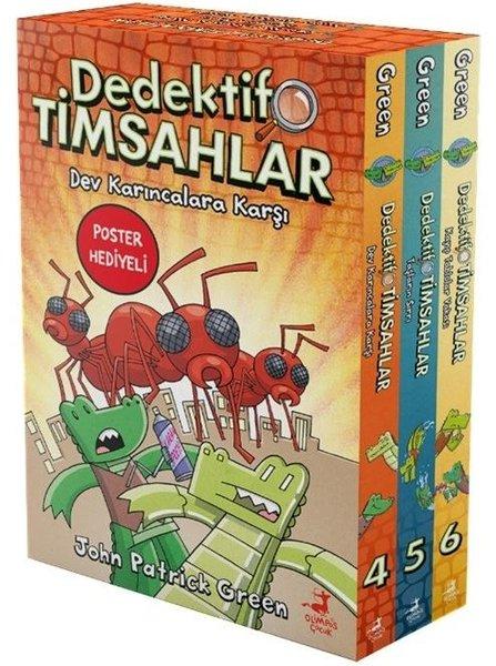 Dedektif Timsahlar 4 - 5 - 6 Seti - 3 Kitap Takım - Kutulu | Olimpos Çocuk (İnce Kapak)  - Resim 1