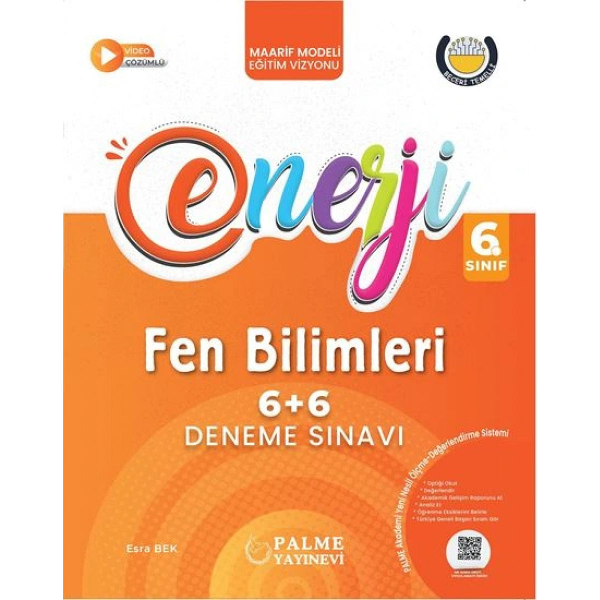 Palme 6.Sınıf Enerji 6+6 Fen Bilimleri Deneme Sınavı Yeni kitap kapağı