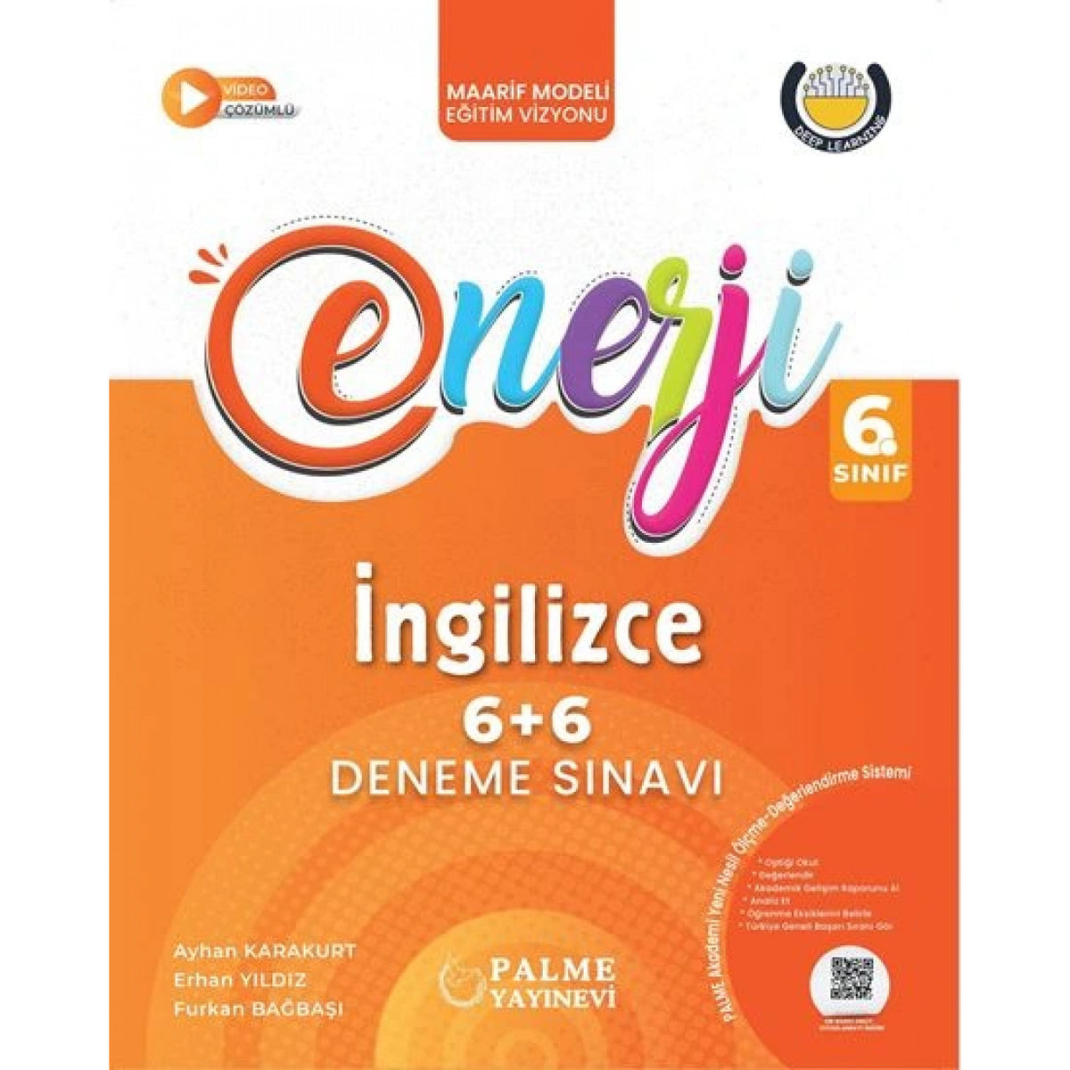 Palme 6.Sınıf Enerji 6+6 İngilizce Deneme Sınavı Yeni kitap kapağı