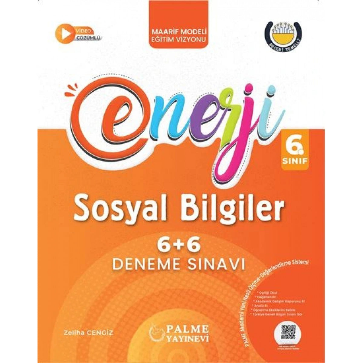 Palme 6.Sınıf Enerji 6+6 Sosyal Bilgiler Deneme Sınavı Yeni kitap kapağı
