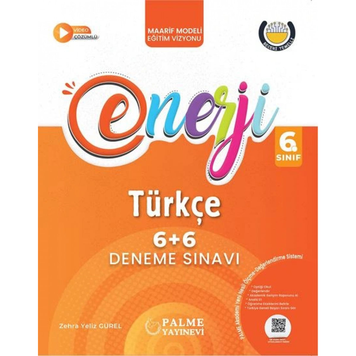 Palme 6.Sınıf Enerji 6+6 Türkçe Deneme Sınavı Yeni kitap kapağı